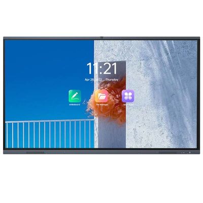 شاشة لمس H10S 75 بوصة ذكية تفاعلية للمدرسة 4K تعمل باللمس