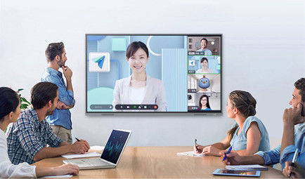 H10S 86 '' لوحة ذكية تعمل باللمس تعمل بالأشعة تحت الحمراء بدقة 4K UHD لوحة بيضاء للتلفزيون التفاعلي