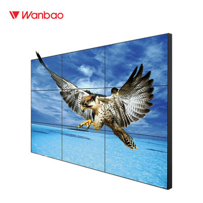 1080P TV LCD Video Wall Panels الحل 55 بوصة سوبر ضيقة الحافة LED