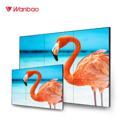 1080P TV LCD Video Wall Panels الحل 55 بوصة سوبر ضيقة الحافة LED