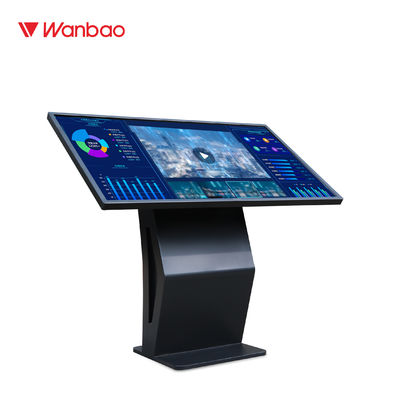 55 بوصة استفسار تفاعليّ أفقيّ touch screen إستعلام آلة lcd كشك