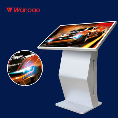 55 بوصة استفسار تفاعليّ أفقيّ touch screen إستعلام آلة lcd كشك