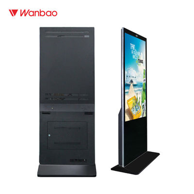 65 بوصة الطابق الدائمة LCD الإعلان لاعب مربع برنامج كشك الإشارات الرقمية
