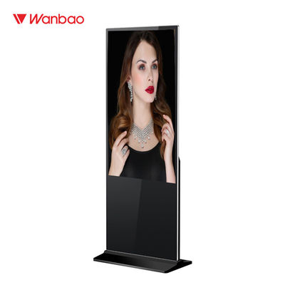 65 &quot;الكلمة الدائمة LCD الإعلان لاعب شاشة تعمل باللمس لافتات رقمية LCD داخلي