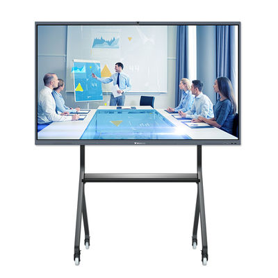 شاشة عرض تفاعلية ذكية بدقة 4K مقاس 86 بوصة بنظام مزدوج للفصول الدراسية