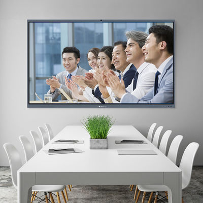 3840 * 2160 HD Smart Business تعمل باللمس السبورة التفاعلية 100 بوصة
