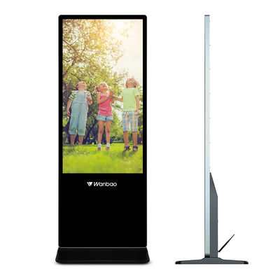 65 بوصة داخلي LCD لافتات رقمية مشغل إعلانات متعدد اللغات