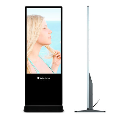 65 بوصة داخلي LCD لافتات رقمية مشغل إعلانات متعدد اللغات