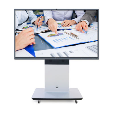 لوحة مسطحة تفاعلية USB الكل في واحد السبورة البيضاء للشركات للاجتماع / التعليم 75 &quot;