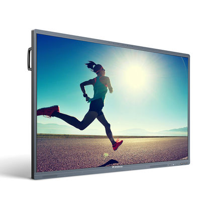 65 بوصة UHD 4K شاشة LED تفاعلية تعمل باللمس شاشة تلفزيون LCD لوحة ذكية مع جهاز كمبيوتر الكل في واحد