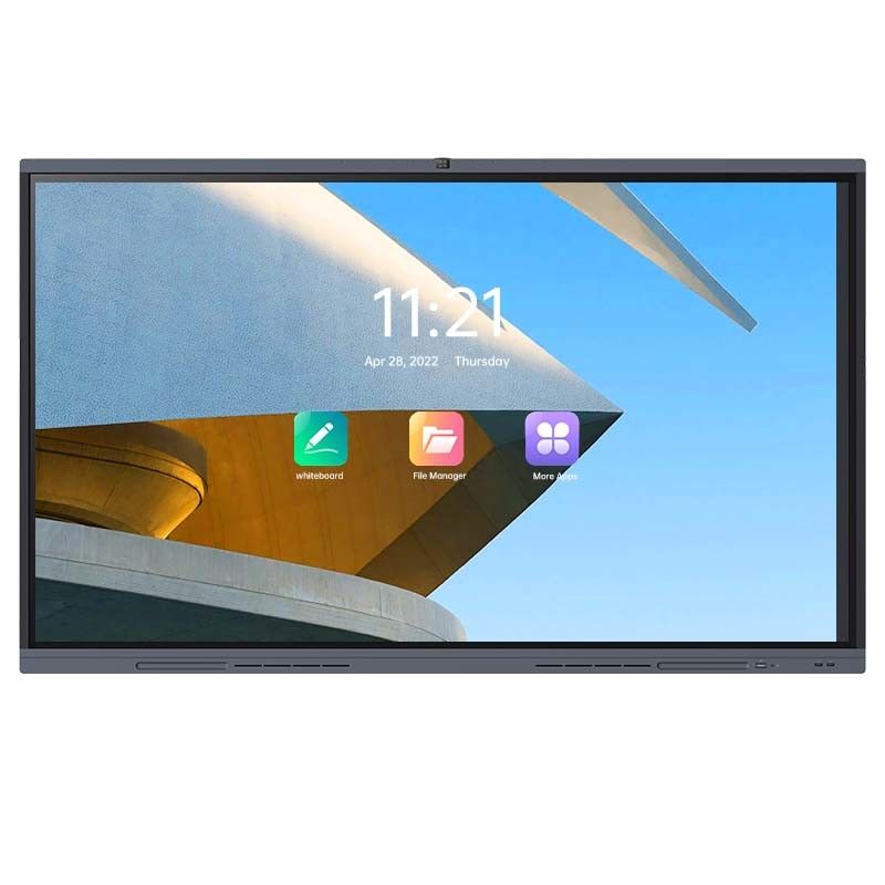 H11S شاشة اللمس المتعددة الذكية لوحة مسطحة تفاعلية 86 بوصة OEM 4K السبورة البيضاء الرقمية