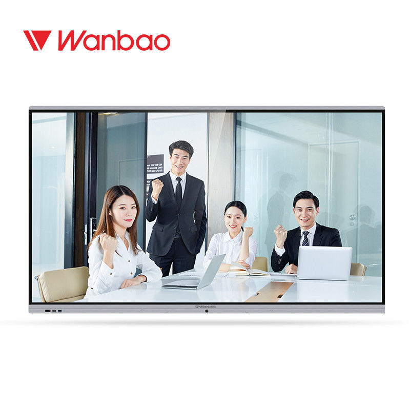 شاشة لمس تفاعلية ذكية مدمجة 4K حجم كبير 65 بوصة 75 &quot;86&quot;