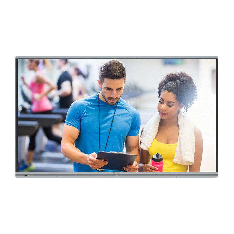 65 بوصة UHD 4K شاشة LED تفاعلية تعمل باللمس شاشة تلفزيون LCD لوحة ذكية مع جهاز كمبيوتر الكل في واحد