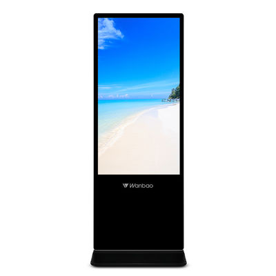 شاشة تعمل باللمس تعمل بنظام Android مقاس 55 بوصة تعرض مشغلات الإعلانات لافتات رقمية LCD رفيعة للغاية